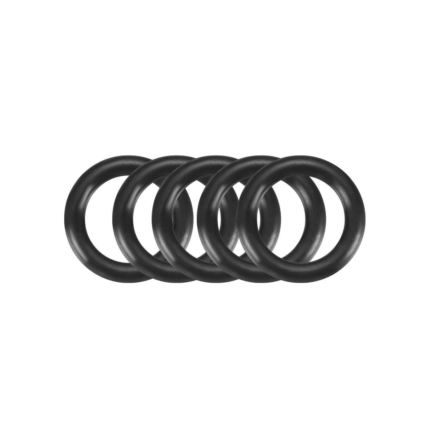 Harfington Nitrile Rubber O-Rings, Metric Buna-N Sealing Gasket Black 50Pcs