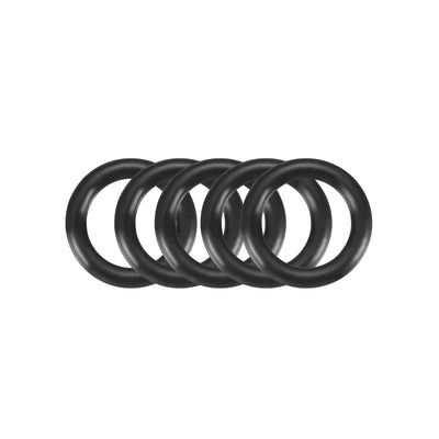 Harfington Nitrile Rubber O-Rings, Metric Buna-N Sealing Gasket Black 50Pcs