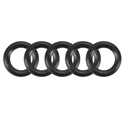 Harfington Nitrile Rubber O-Rings, Metric Buna-N Sealing Gasket Black 50Pcs
