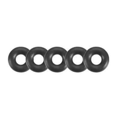 Harfington Nitrile Rubber O-Rings Metric Buna-N Sealing Gasket, Black 30Pcs