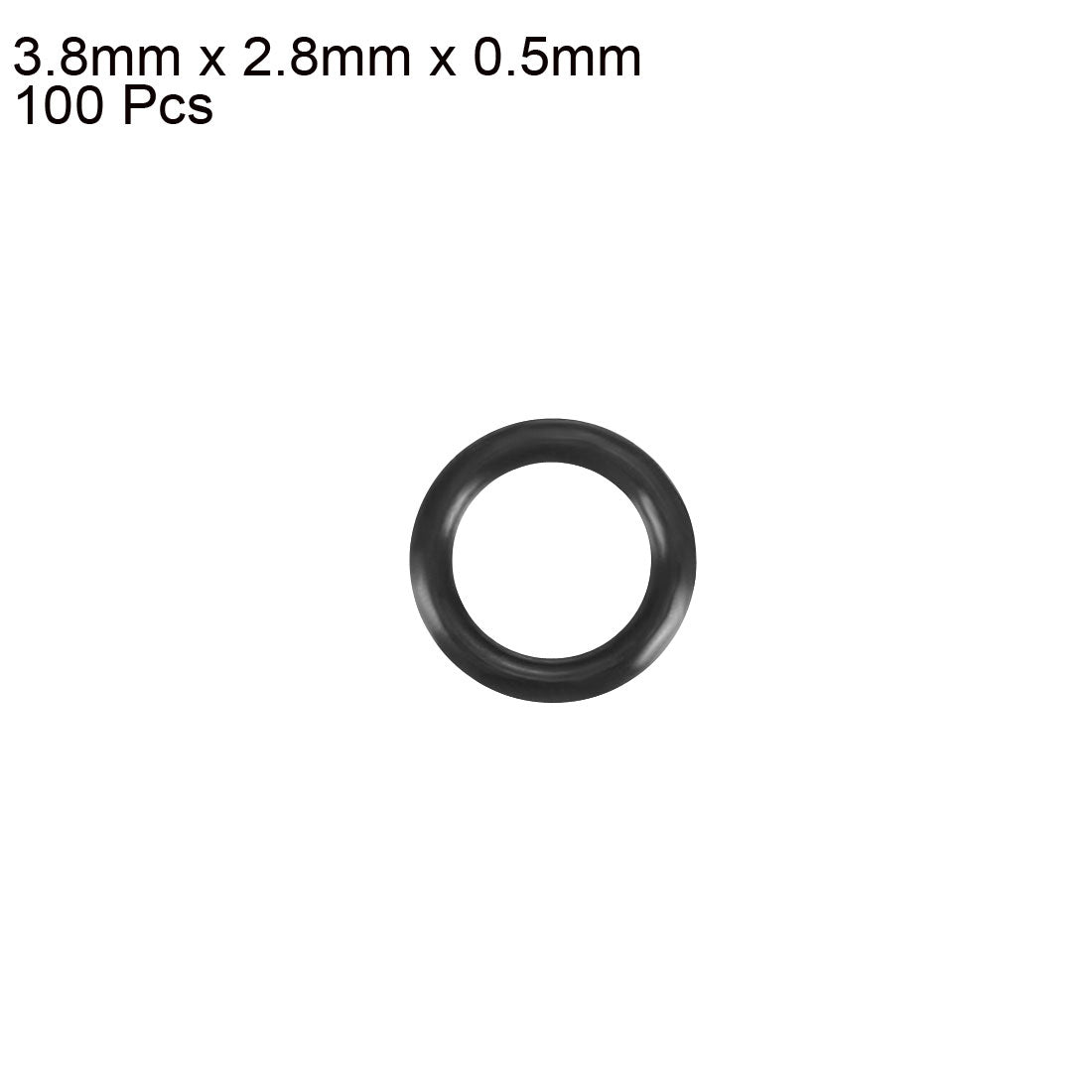 Harfington Nitrile Rubber O-Rings Metric Nitrile Rubber Sealing Gasket Pack of 100