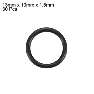 Harfington Nitrile Rubber O-Rings, Metric Buna-N Sealing Gasket, Black, Pack of 30