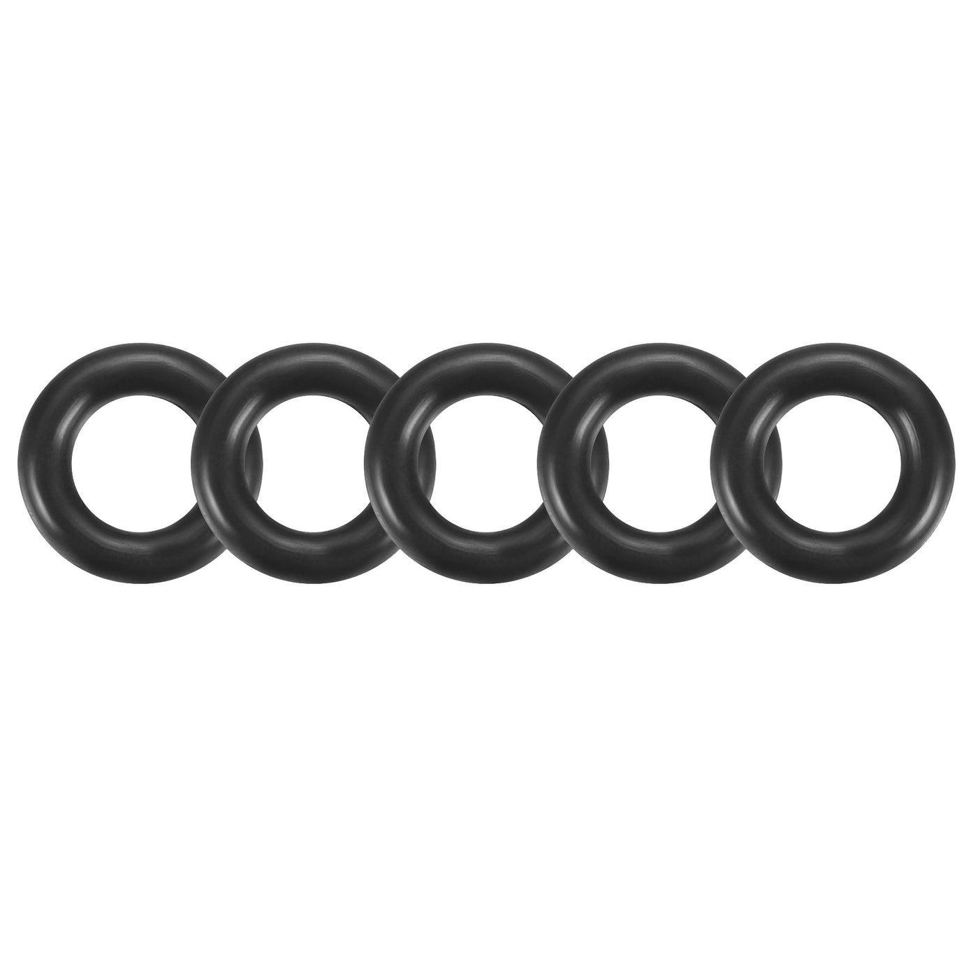 Harfington Nitrile Rubber O-Rings, Metric Buna-N Sealing Gasket, Black, Pack of 30