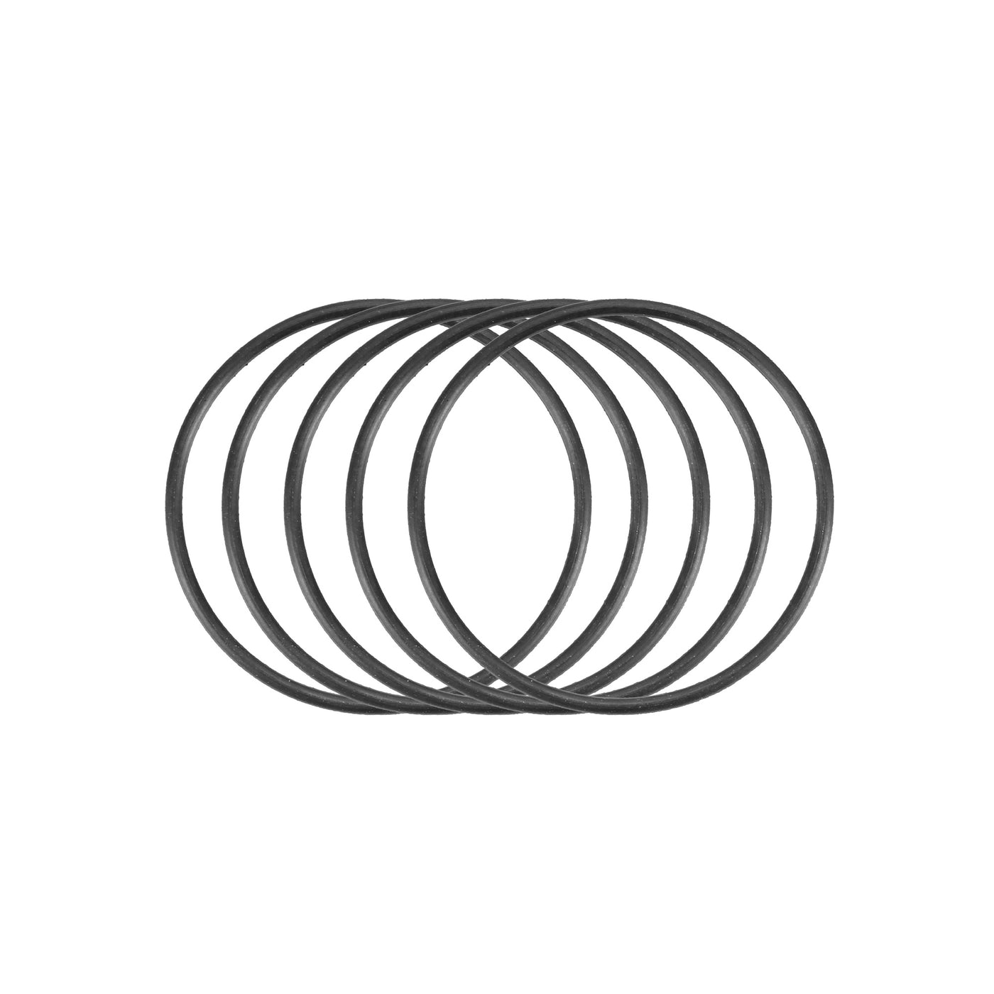 Harfington Nitrile Rubber O-Rings, Metric Buna-N Sealing Gasket, Black, Pack of 30