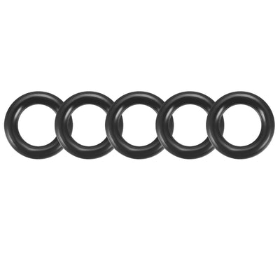Harfington Nitrile Rubber O-Rings, Metric Buna-N Sealing Gasket, Black, Pack of 30