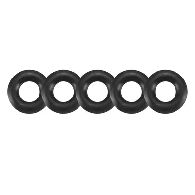 Harfington Nitrile Rubber O-Rings, Metric Buna-N Sealing Gasket, Black, 30Pcs