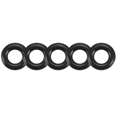 Harfington Nitrile Rubber O-Rings, Metric Buna-N Sealing Gasket, Black, 30Pcs