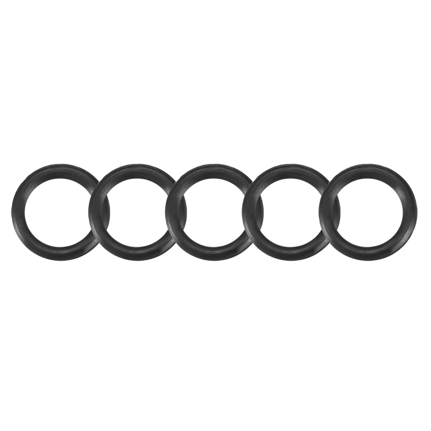 Harfington Nitrile Rubber O-Rings, Metric Buna-N Sealing Gasket, Black, 30Pcs