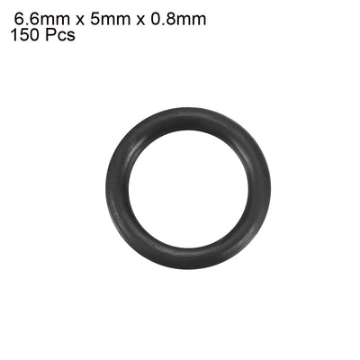 Harfington Nitrile Rubber O-Rings Metric Nitrile Rubber Sealing Gasket Pack of 150