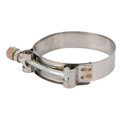 Harfington 10 Pcs 68mm-76mm Stainless Steel T-Bolt Hose Clamp for Fuel Pump Filter Plumbing