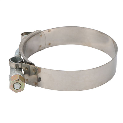 Harfington 10 Pcs 72mm-80mm Stainless Steel T-Bolt Hose Clamp for Fuel Pump Filter Plumbing