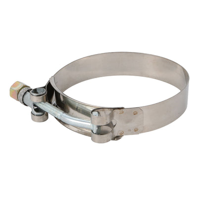 Harfington 10 Pcs 79mm-87mm Stainless Steel T-Bolt Hose Clamp for Fuel Pump Filter Plumbing