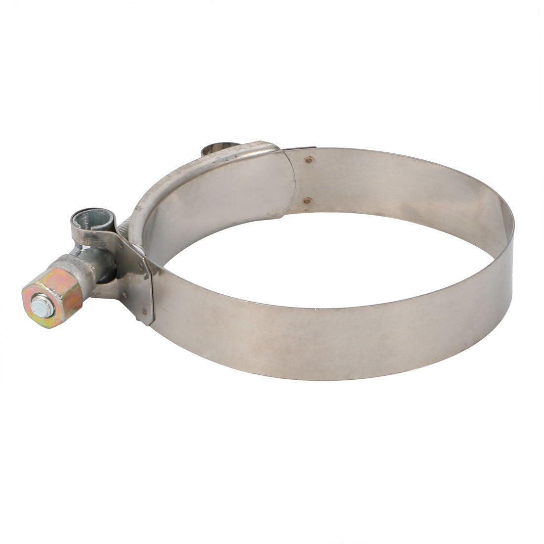 Harfington 10 Pcs 79mm-87mm Stainless Steel T-Bolt Hose Clamp for Fuel Pump Filter Plumbing