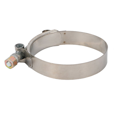 Harfington 10 Pcs 79mm-87mm Stainless Steel T-Bolt Hose Clamp for Fuel Pump Filter Plumbing