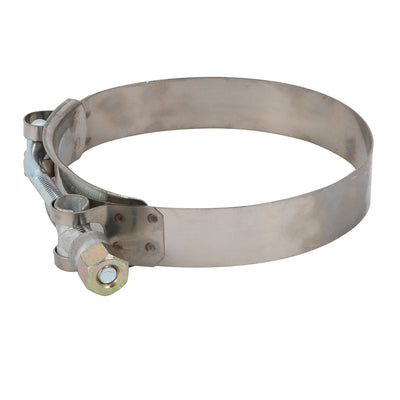 Harfington 10 Pcs 88mm-96mm Stainless Steel T-Bolt Hose Clamp for Fuel Pump Filter Plumbing