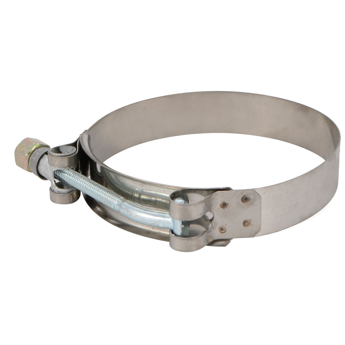 Harfington 10 Pcs 88mm-96mm Stainless Steel T-Bolt Hose Clamp for Fuel Pump Filter Plumbing