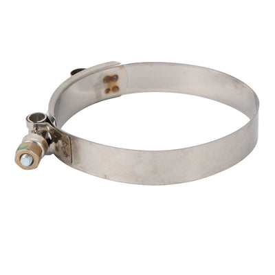 Harfington 92mm-100mm Stainless Steel T-Bolt Hose Clamp Clip for Fuel Pump Filter Plumbing