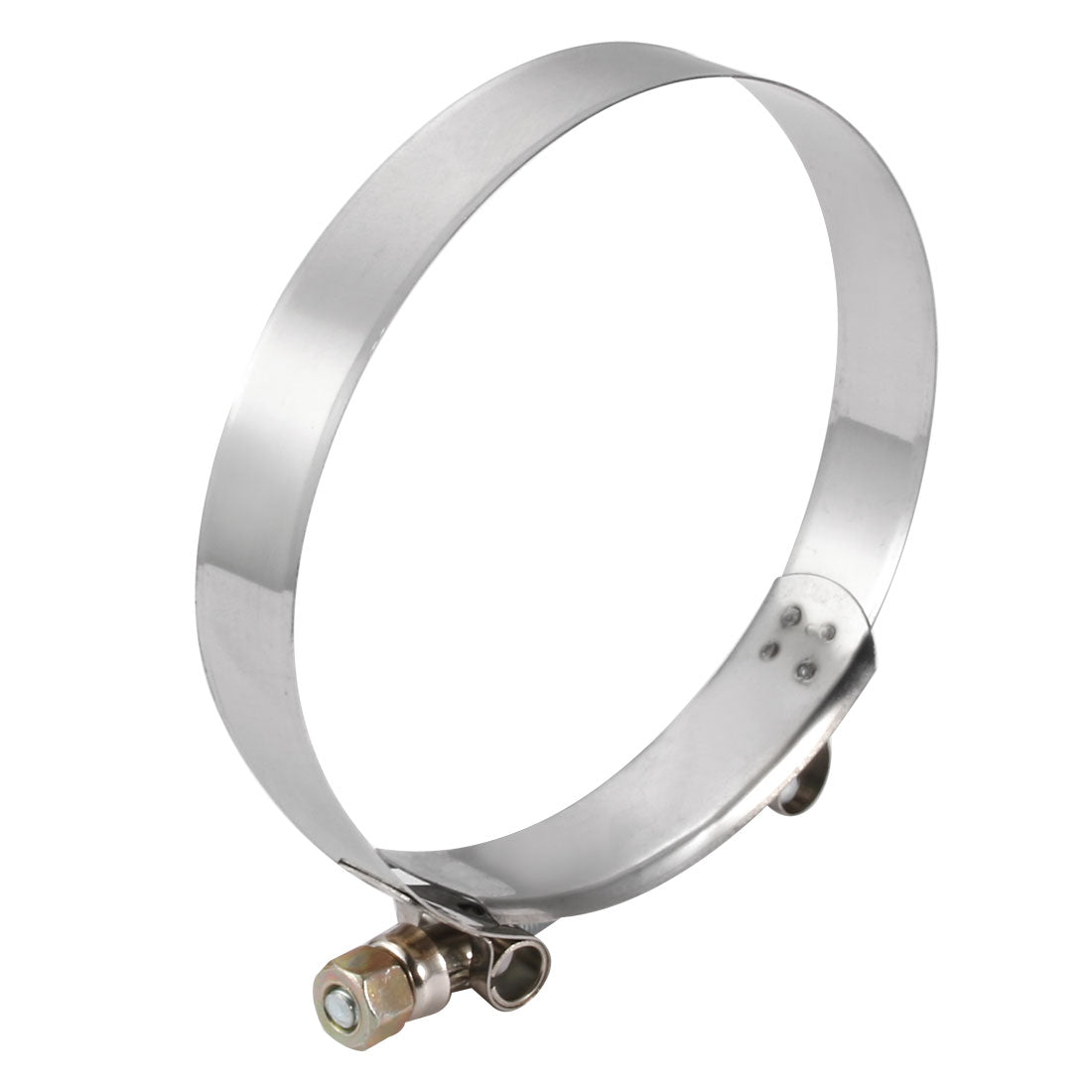 Harfington 3PCS 107mm-115mm Stainless Steel T-Bolt Hose Clamp for Fuel Pump Filter Plumbing