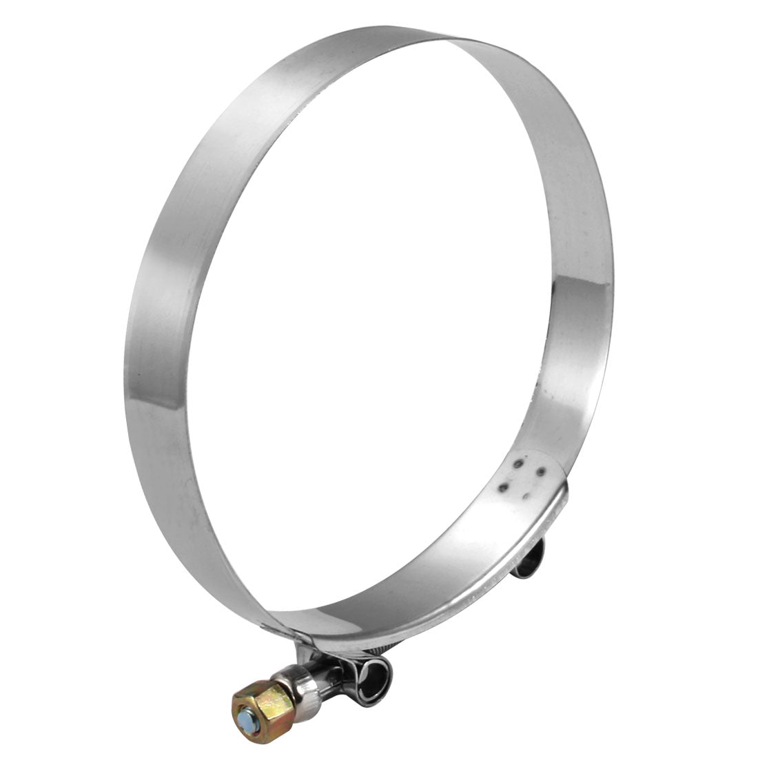 Harfington 3PCS 122mm-130mm Stainless Steel T-Bolt Hose Clamp for Fuel Pump Filter Plumbing