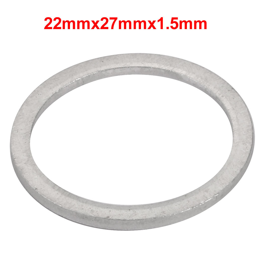 Harfington 200Pcs 22mmx27mmx1.5mm Aluminum Motorcycle Hardware Drain Plug Washer