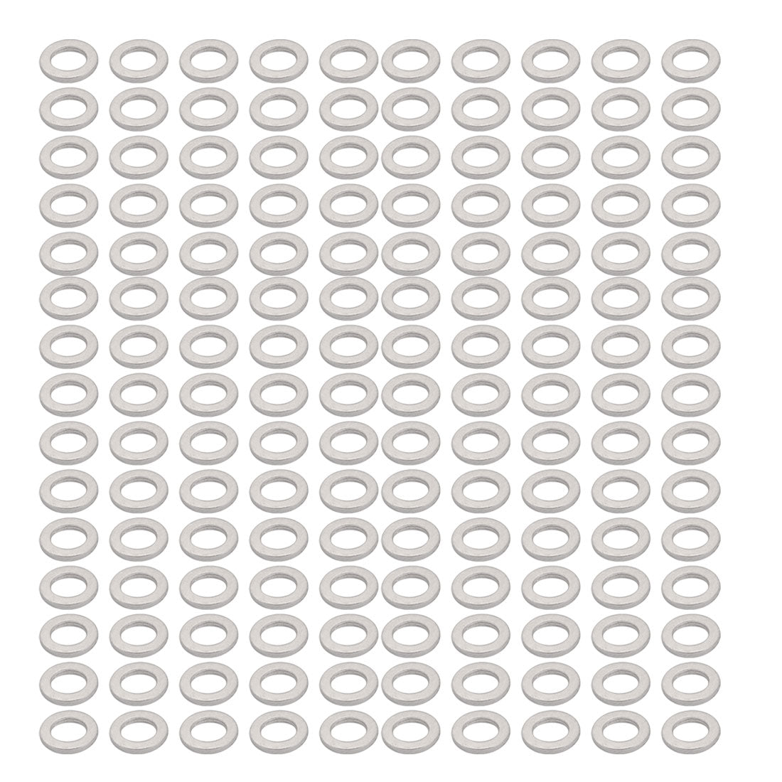 Harfington 150Pcs 10mmx16mmx2mm Aluminum Motorcycle Hardware Drain Plug Washer