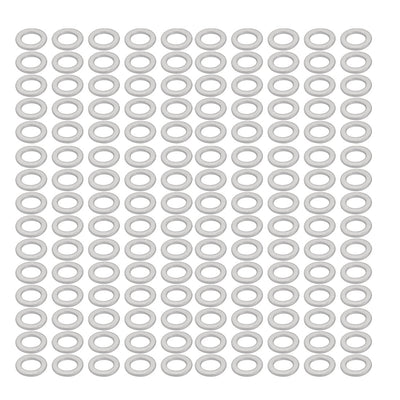 Harfington 150Pcs 12mmx20mmx2mm Aluminum Motorcycle Hardware Drain Plug Washer