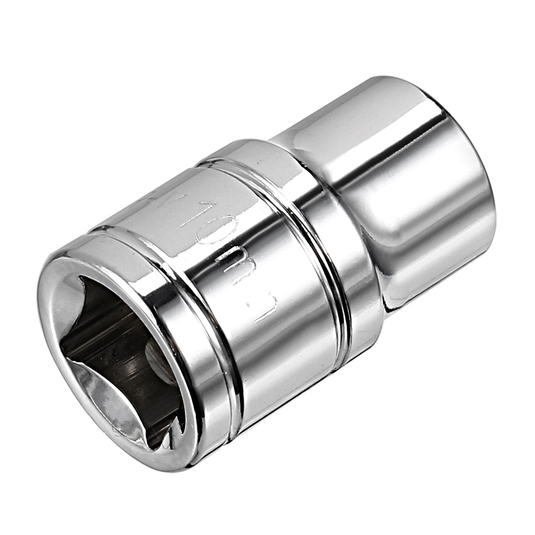 Harfington 2Pcs 3/8-inch Drive 10mm Cr-V 6-Point Shallow Socket