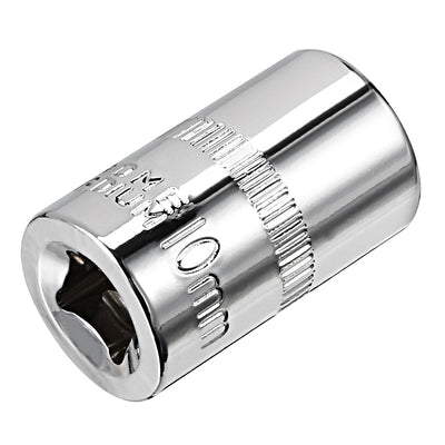 Harfington Drive 6-Point Shallow Socket, Metric, Cr-V (Polishing)