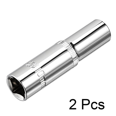 Harfington Square Drive 6-Point Deep Socket, Metric, Cr-V (Polishing)