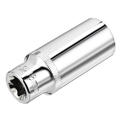 Harfington Square Drive 6-Point Deep Socket, Metric, Cr-V (Polishing)