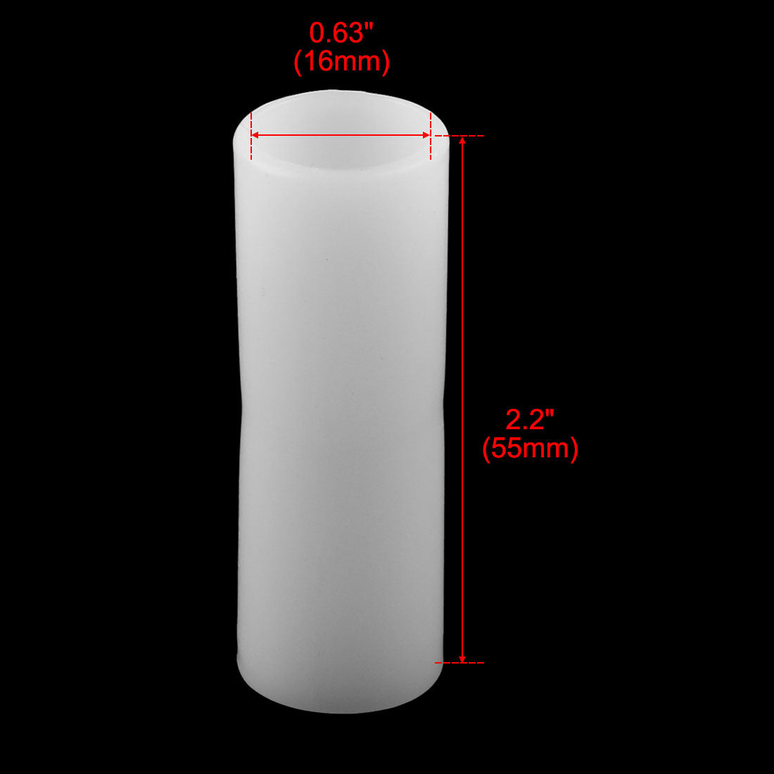 Harfington 16mm Inner Diameter for Repair Shoe Rack Wardrobe Straight Tube Connector 15 Pcs