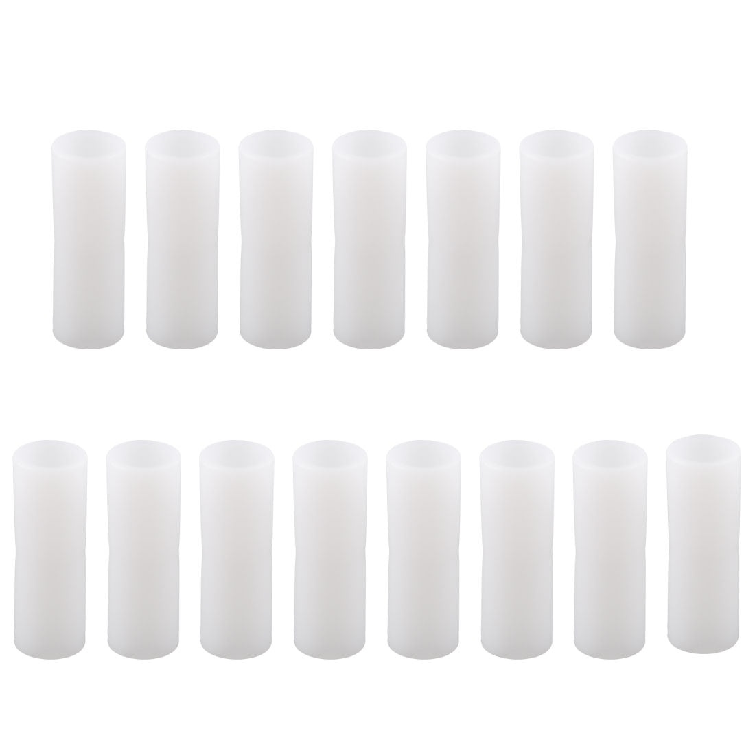 Harfington 16mm Inner Diameter for Repair Shoe Rack Wardrobe Straight Tube Connector 15 Pcs