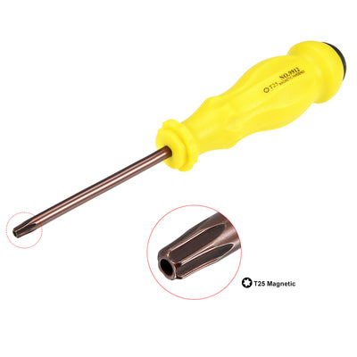 Harfington Magnetic T25 Torx Screwdriver with 3 Inch S2 Steel Shaft