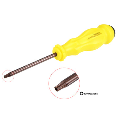 Harfington Magnetic T20 Torx Screwdriver with 3 Inch S2 Steel Shaft