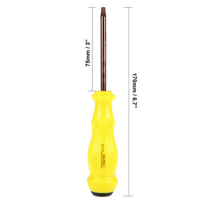 Harfington Magnetic T20 Torx Screwdriver with 3 Inch S2 Steel Shaft
