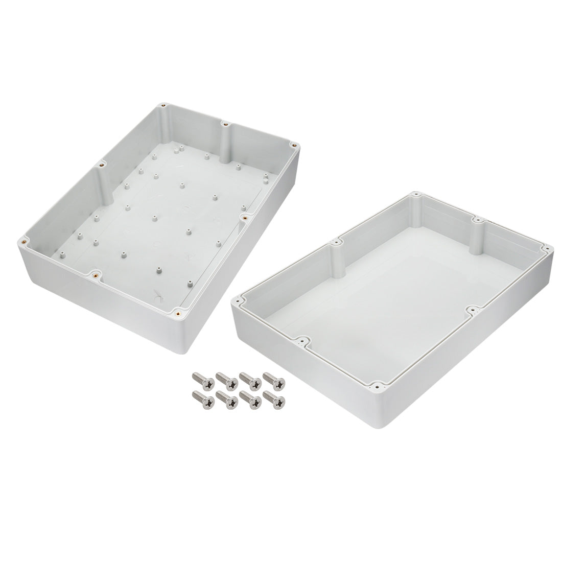 Harfington 14.96"x10.24"x5.51"(380mmx260mmx140mm) ABS Junction Box Universal Project Enclosure