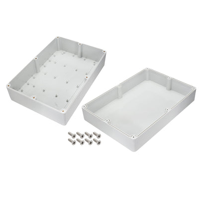 Harfington 14.96"x10.24"x5.51"(380mmx260mmx140mm) ABS Junction Box Universal Project Enclosure