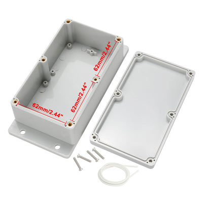 Harfington 158mmx90mmx60mm(6.22"x3.54"x2.36") ABS Junction Box Universal Project Enclosure