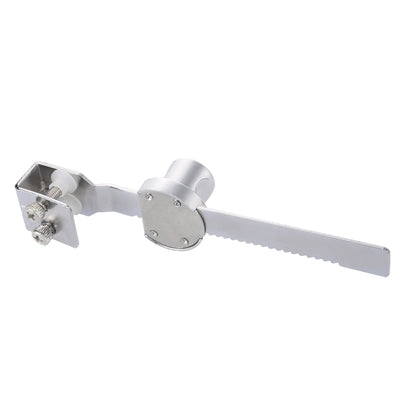 Harfington 144mm Zinc Alloy Chrome Plated Ratchet Showcase Glass Cabinet Lock , Keyed Alike