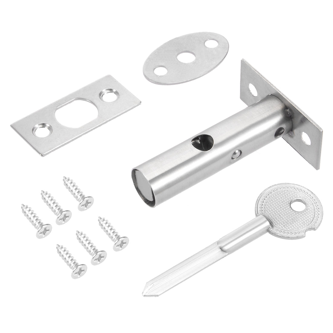 Harfington 13mm Dia Cylinder Core Stainless Steel Hidden Tubewell Key Mortise Lock