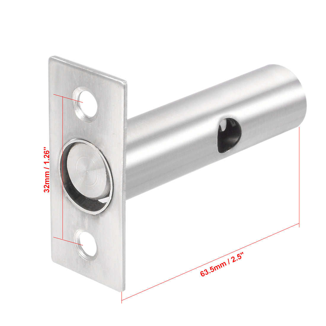 Harfington 13mm Dia Cylinder Core Stainless Steel Hidden Tubewell Key Mortise Lock