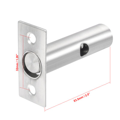 Harfington 13mm Dia Cylinder Core Stainless Steel Hidden Tubewell Key Mortise Lock
