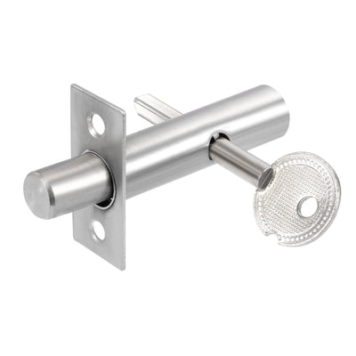 Harfington 13mm Dia Cylinder Core Stainless Steel Hidden Tubewell Key Mortise Lock