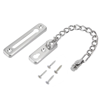 Harfington 185mm Stainless Steel Brushed Finish Chain Door Guard Household Accessory