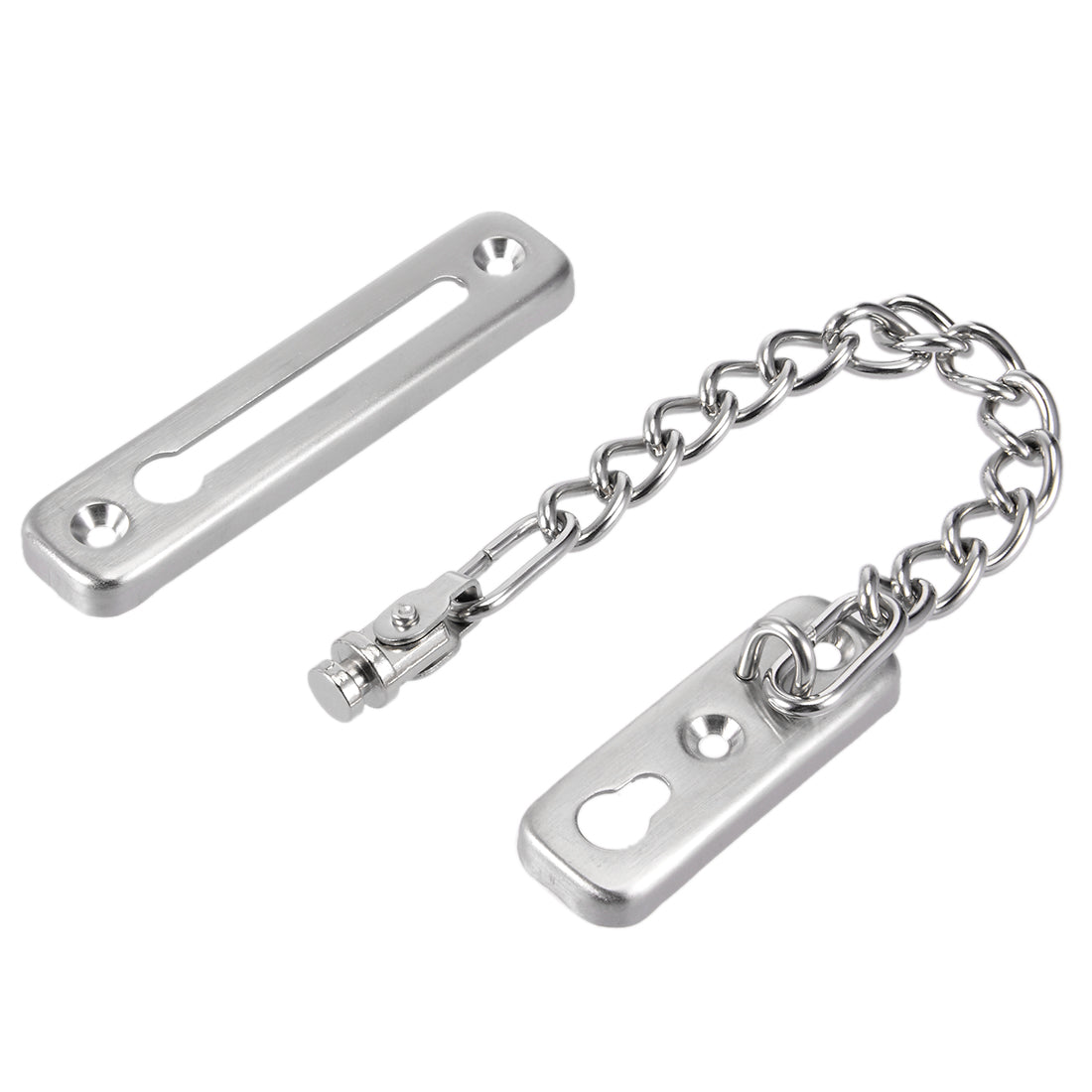 Harfington 185mm Stainless Steel Brushed Finish Chain Door Guard Household Accessory