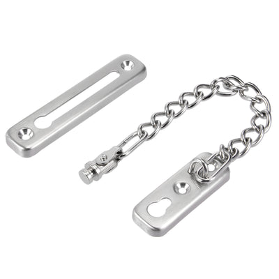 Harfington 185mm Stainless Steel Brushed Finish Chain Door Guard Household Accessory
