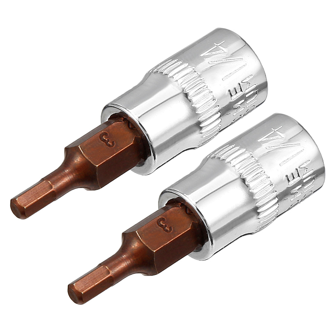 Harfington Hex Bit Socket, S2 Steel Bits, CR-V Sockets For Hand Use Only