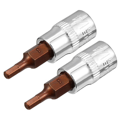 Harfington Hex Bit Socket, S2 Steel Bits, CR-V Sockets For Hand Use Only