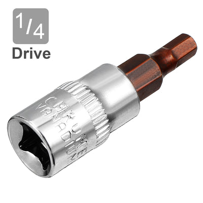 Harfington Hex Bit Socket, S2 Steel Bits, CR-V Sockets For Hand Use Only