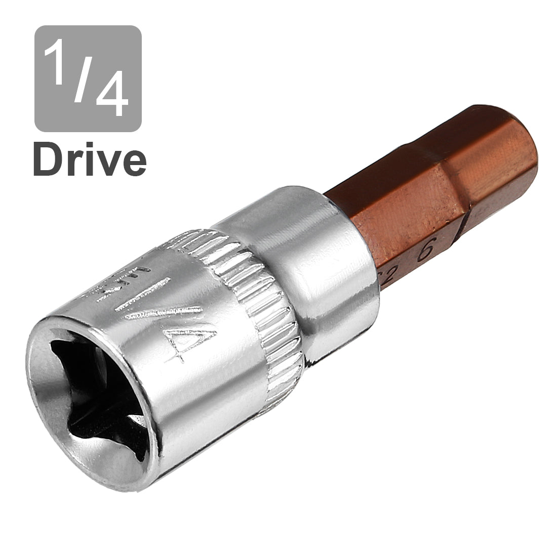 Harfington Hex Bit Socket, S2 Steel Bits, CR-V Sockets For Hand Use Only